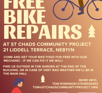 Free Bike Repairs 12SEPT26 Poster